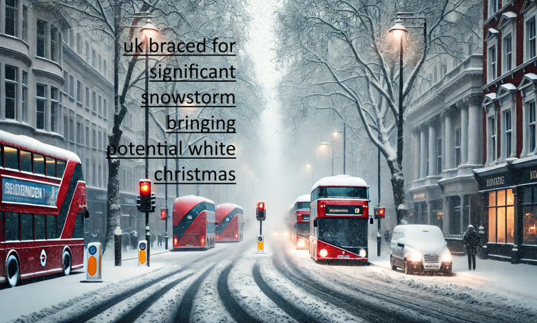 UK Braced for Significant Snowstorm Bringing Potential White Christmas